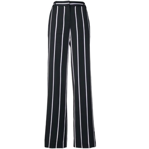 Equipment Arwen Striped Twill Wide-leg Pants - Picture 5 of 10